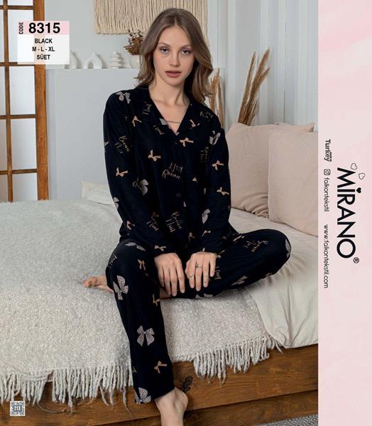 Пижама Vehuiah (M-XL) 8315 black (деми)
