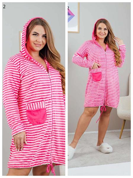 Халат Vehuiah (S-L) VH81 pink (деми)