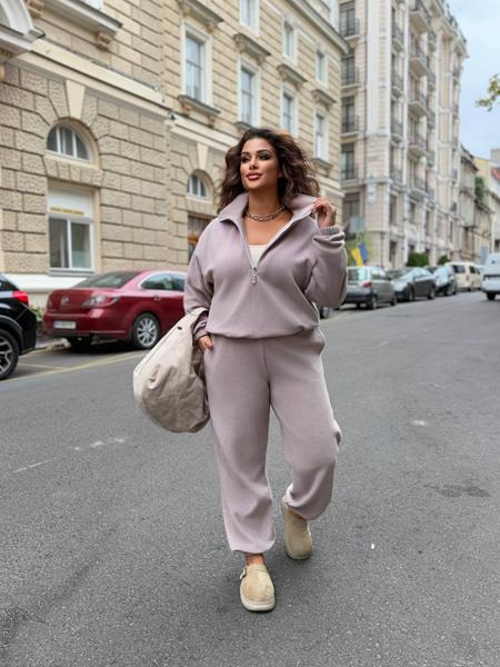 Костюм спорт Femzone (42-52) 1146 beige (зима)