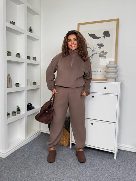 Костюм спорт Femzone (42-52) 1146 l.brown (зима)