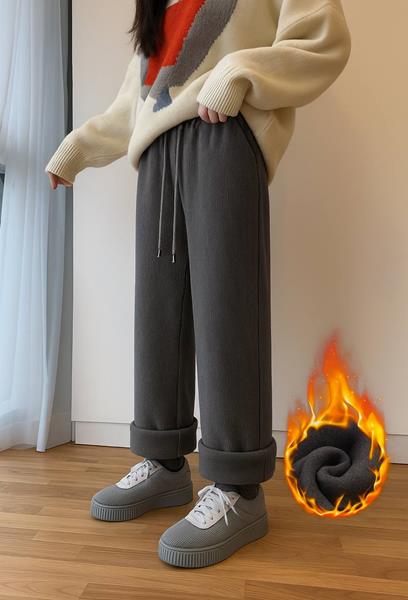 Штаны спорт Femzone (50-58) 1148-1 grey (зима)