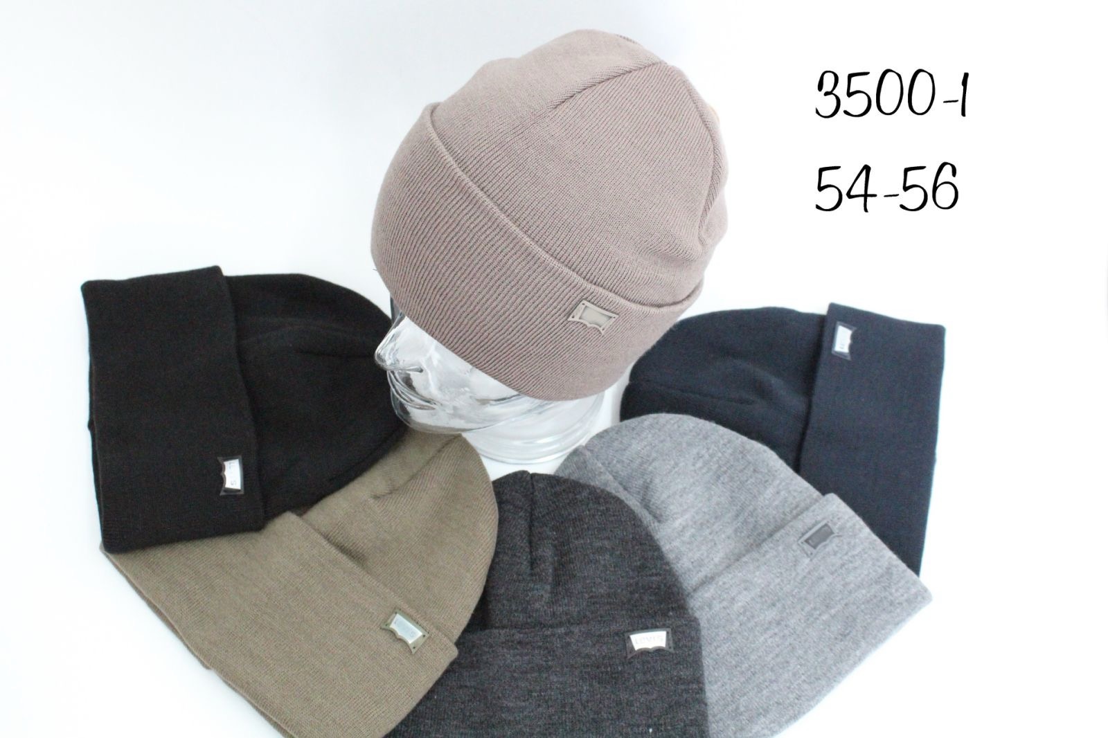 Шапка Red Hat clothes (54-56) 3500-1 mix-old-1 (зима)