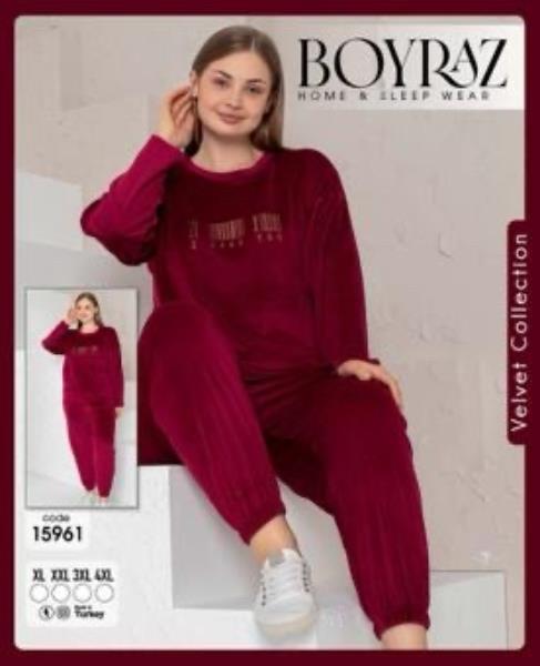 Пижама Disneyopt (XL-4XL) 15961 wine (зима)