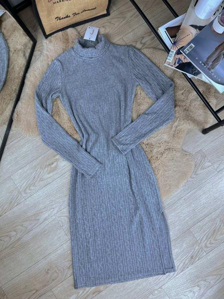 Платье Arina (42-48) 1569 grey (деми)