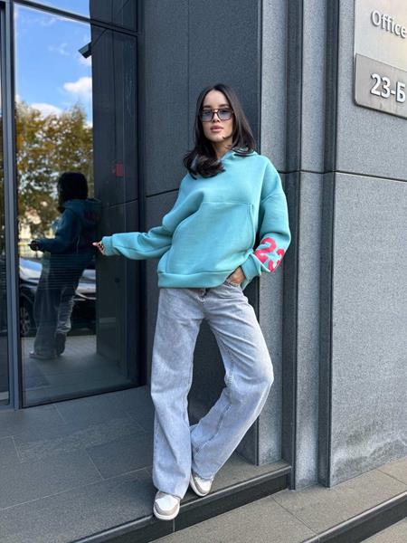 Худи Arina (42-48) 4250 l.blue (зима)