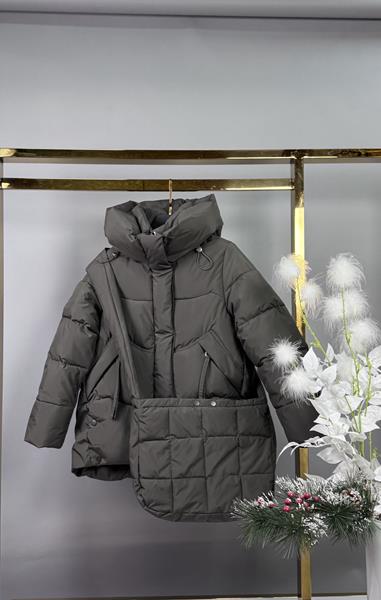 Куртка Delfinka (140-164) 615 grey (зима)