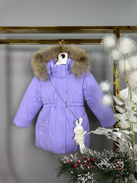 Куртка Delfinka (86-110) 8611 lilac (зима)