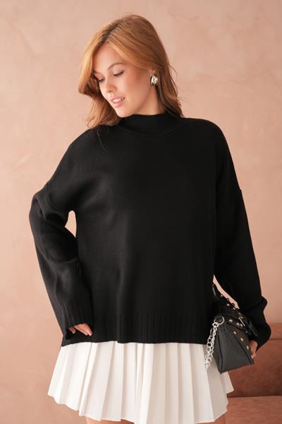 Свитер Karon (one size) 10866 black (зима)