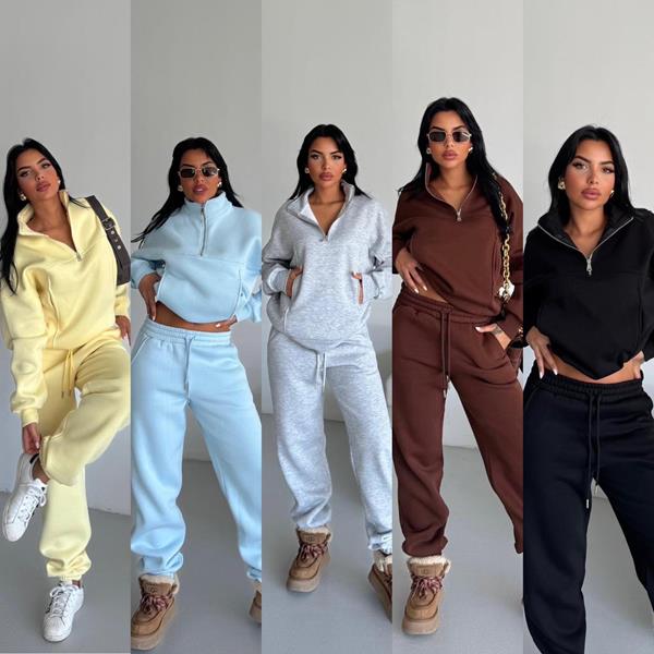 Костюм спорт Karon (S-L) 04 yellow (зима)