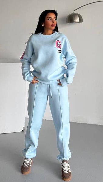 Костюм спорт Karon (S-L) 03 l.blue (зима)