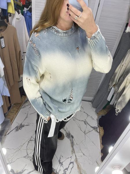 Худи Karon (one size) 5570 l.blue (зима)