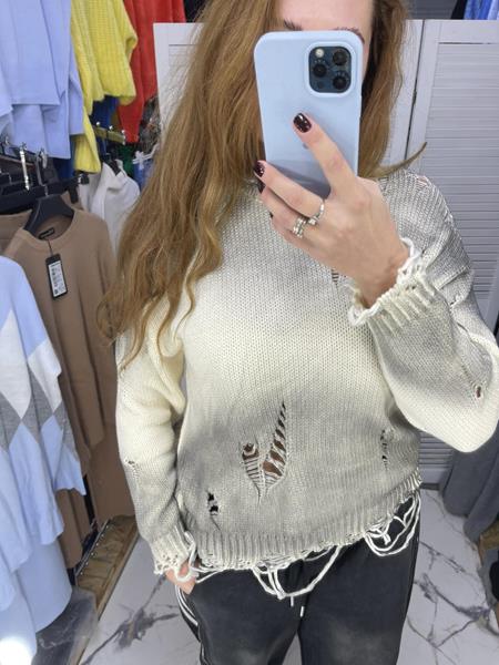 Худи Karon (one size) 5570 grey (зима)