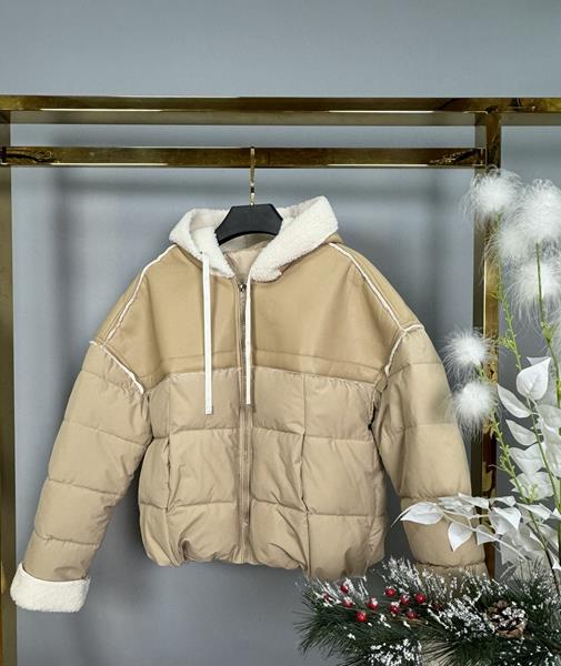 Куртка Karon (42-48) 838 beige (зима)