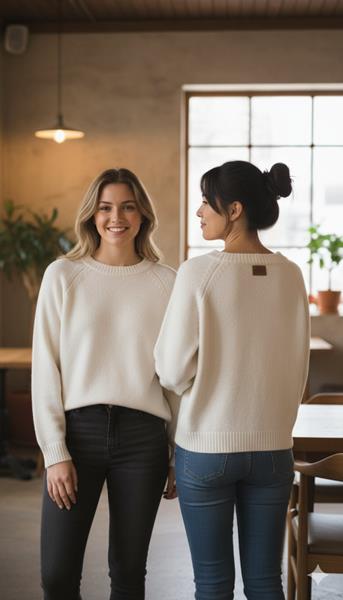 Свитер Lora (one size) LR722 white (деми)