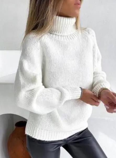 Свитер Lora (one size) LR737 white (деми)