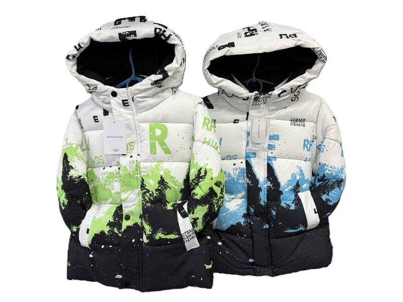 Куртка Farbique (8-16) F351 white-blue (зима)