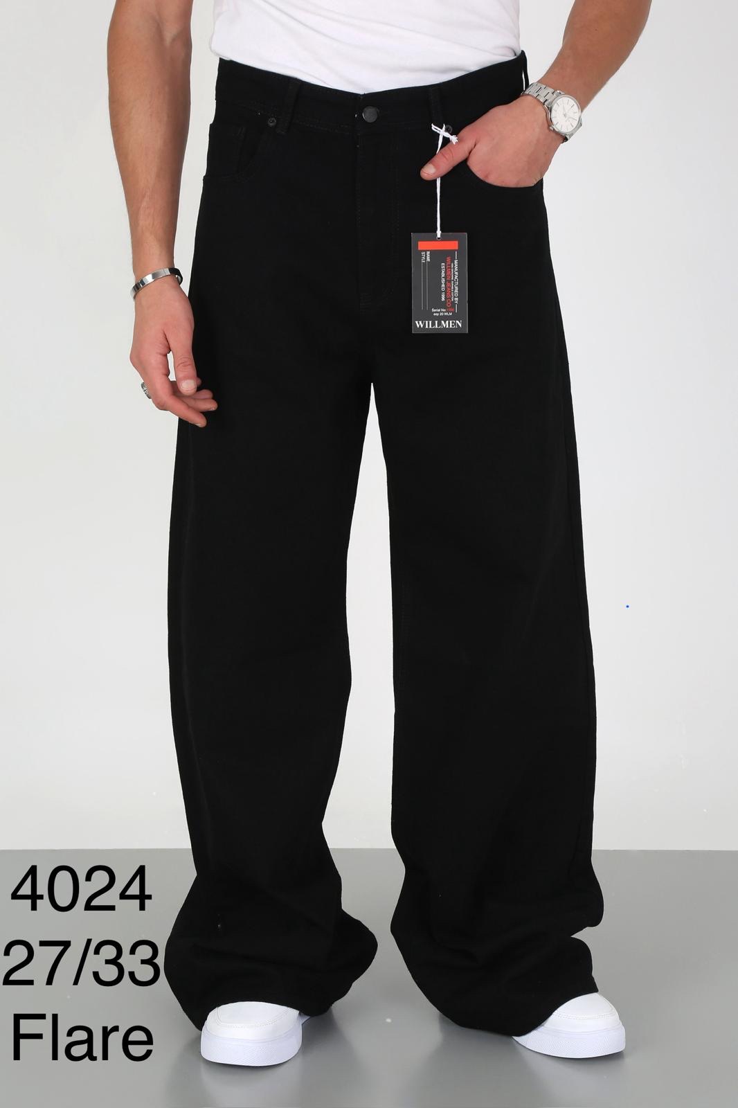 Джинсы God Baron (27-33) 4024 black (деми)