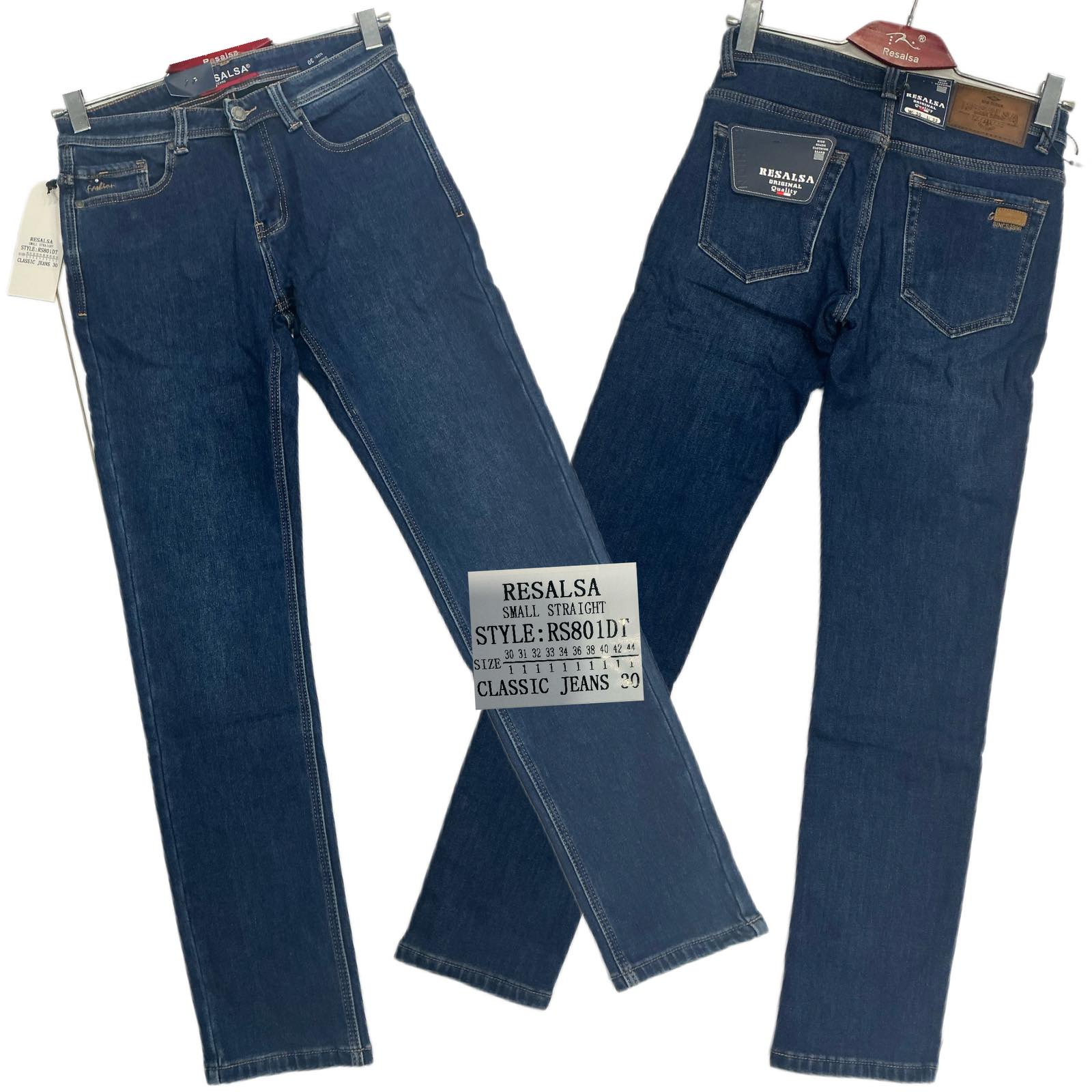 Джинсы God Baron (30-44) RS801DT blue (зима)