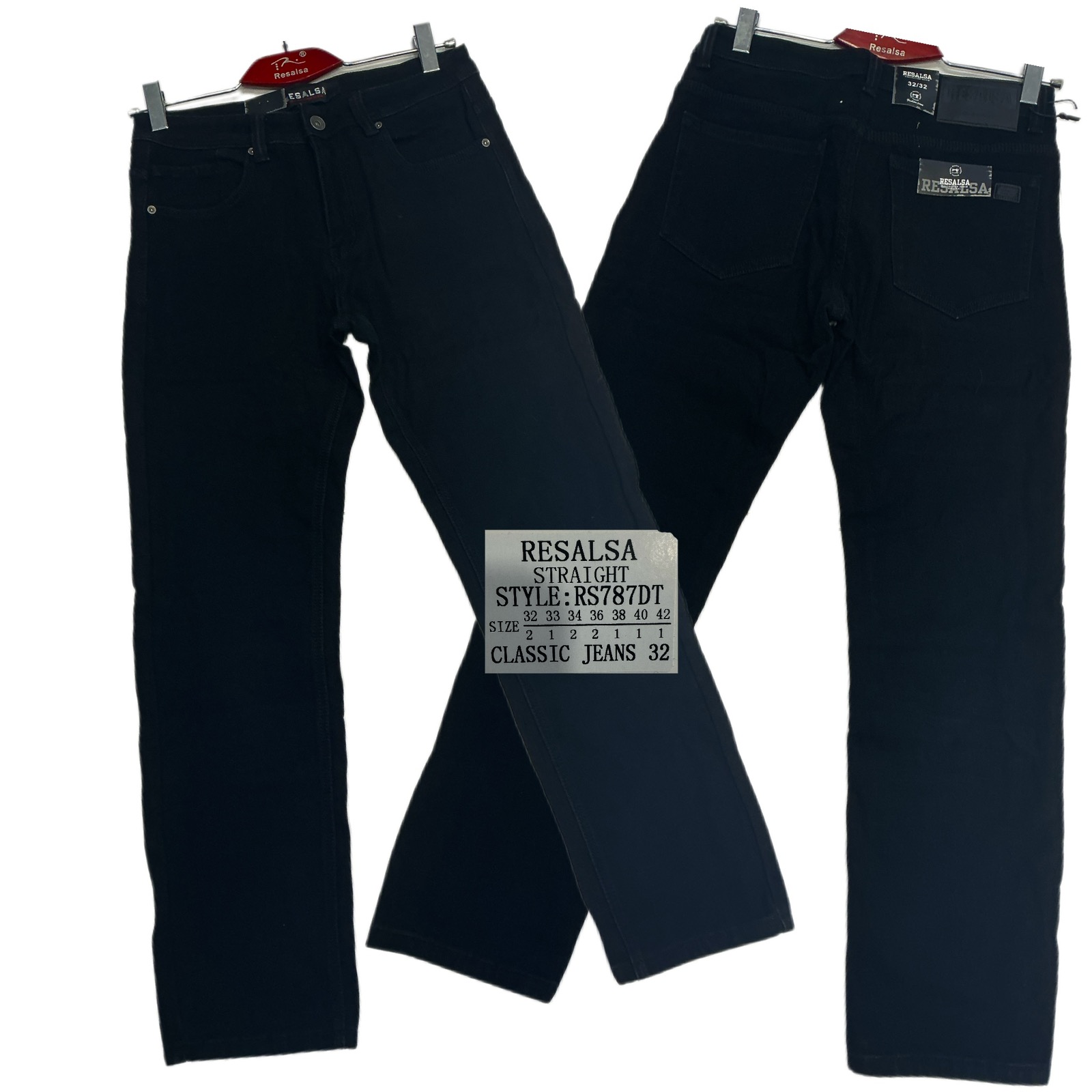 Джинсы God Baron (32-42) RS787DT blue (зима)