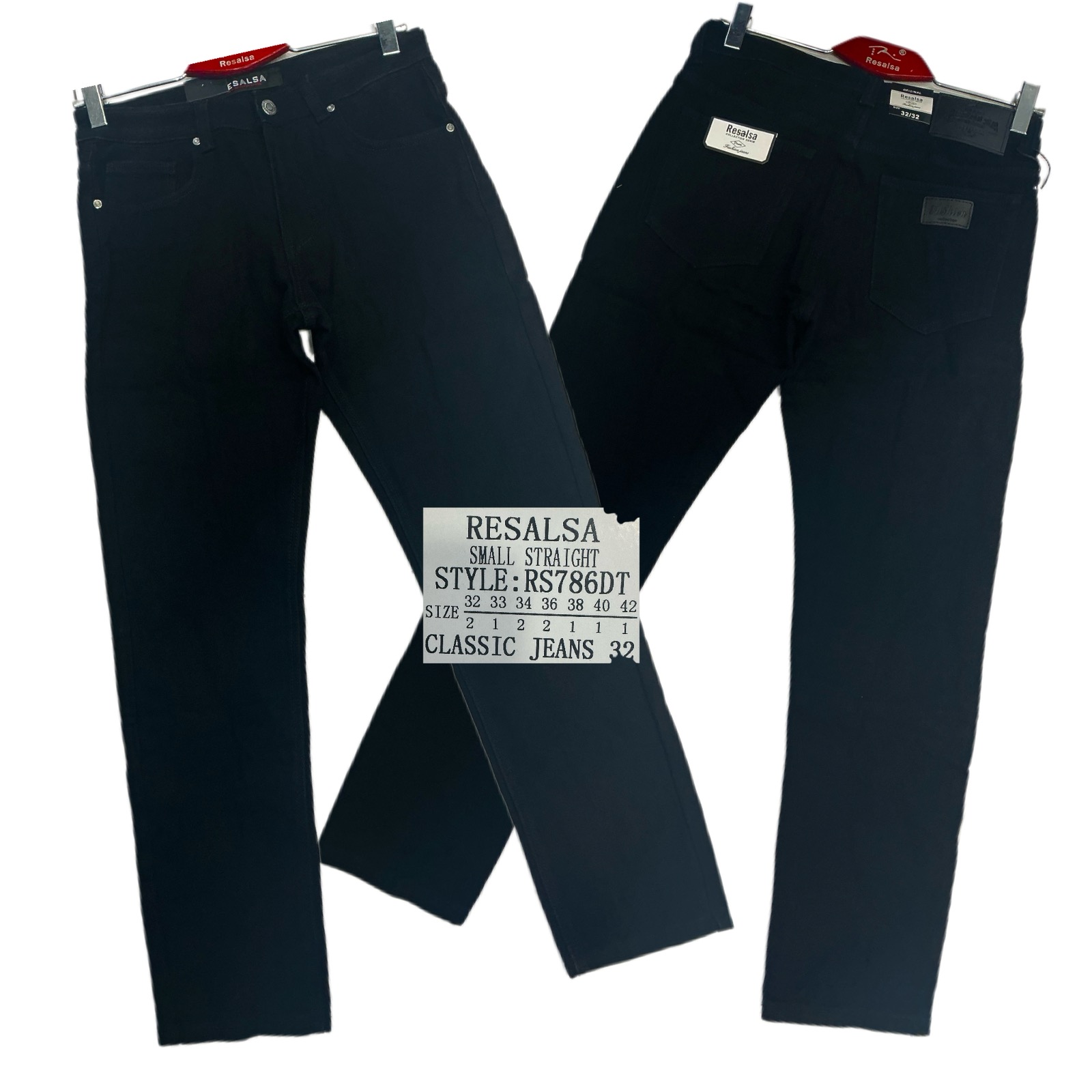 Джинсы God Baron (32-42) RS786DT blue (зима)