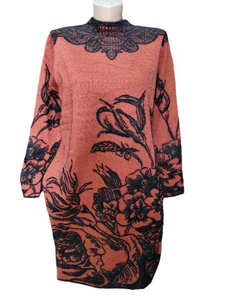 Платье Elena&Vika (48-52) EV5 terrakot (зима)