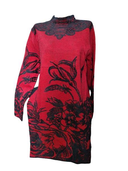 Платье Elena&Vika (48-52) EV6 red (зима)