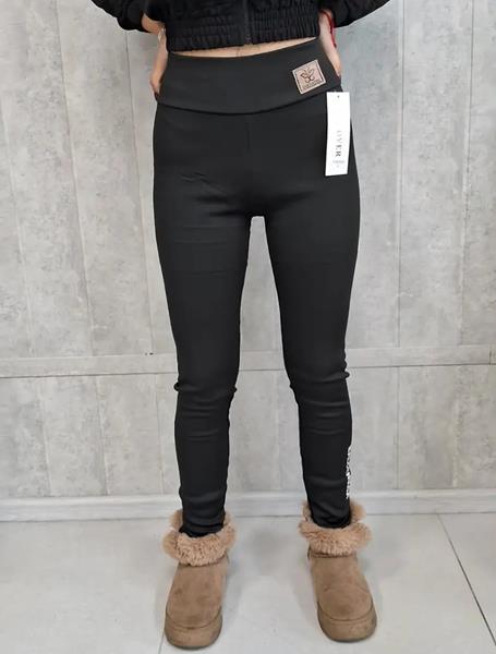 Лосины Sport style (L-2XL) 2922 black (зима)