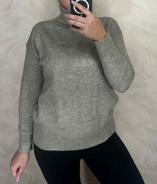 Свитер LeVisha (44-48) 24084 grey (зима)