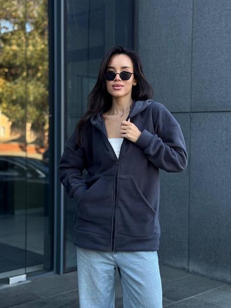 Кофта спорт Modnulya (42-48) 4243 grey (зима)