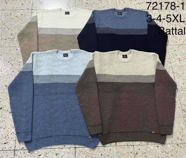 Свитер Sabihina (3XL-5XL) 72178-1 brown (зима)