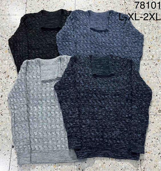 Свитер Sabihina (L-2XL) 78101 navy (зима)