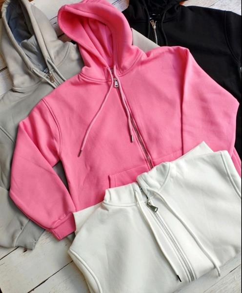 Кофта спорт Lora (S-L) LR790 black (зима)