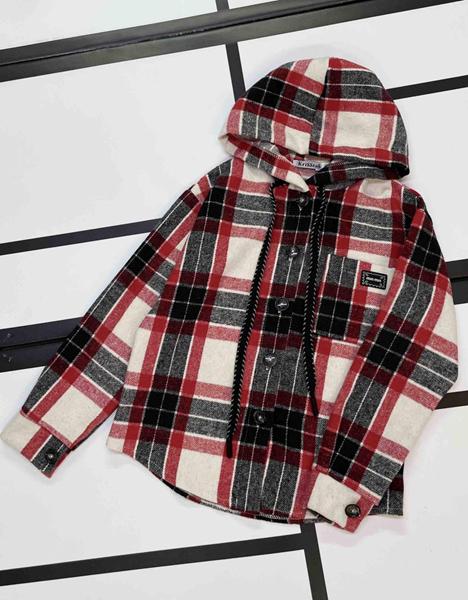 Рубашка Kosmy (104-128) K192 red-black (зима)