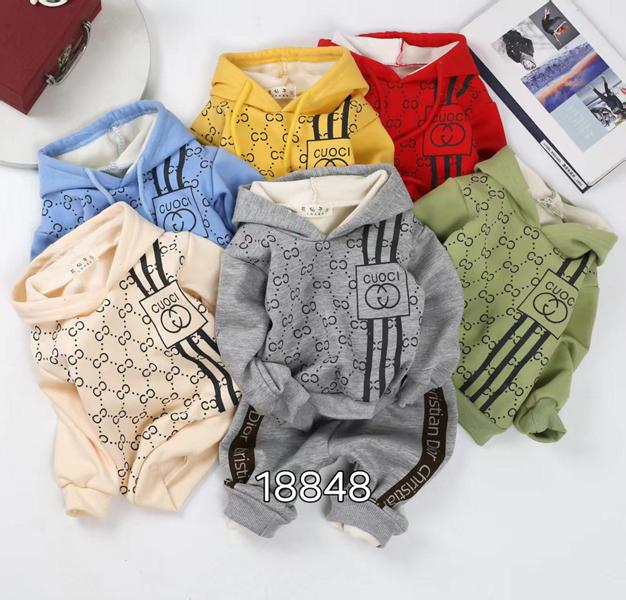 Костюм спорт SunnyTot (1-4) 18848 grey (зима)