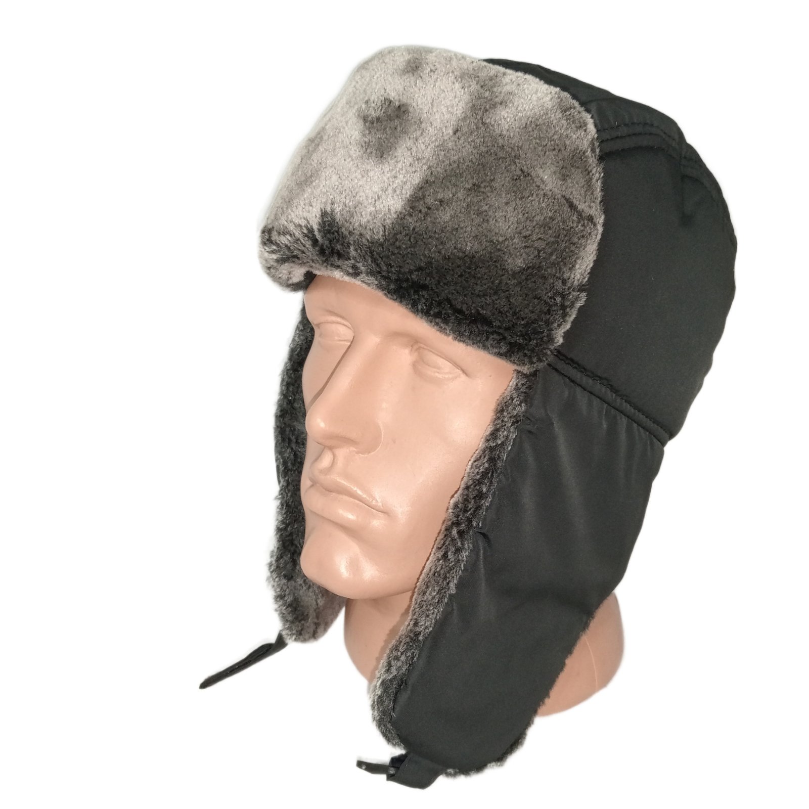 Шапка Mabi (M-XL) 0577 black (зима)