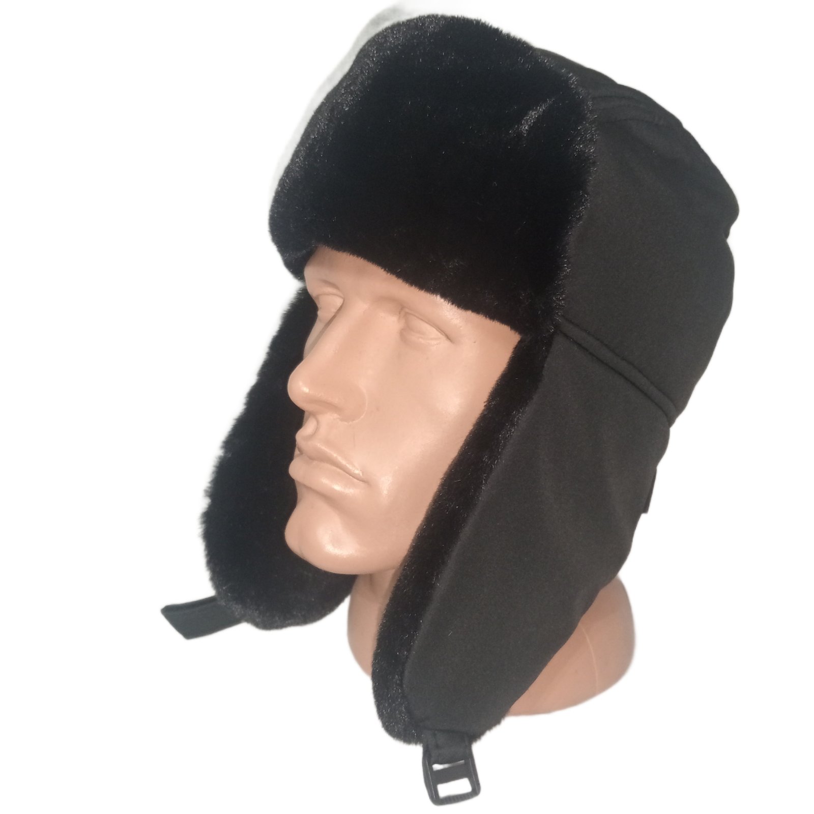 Шапка Mabi (M-XL) 0582 black (зима)