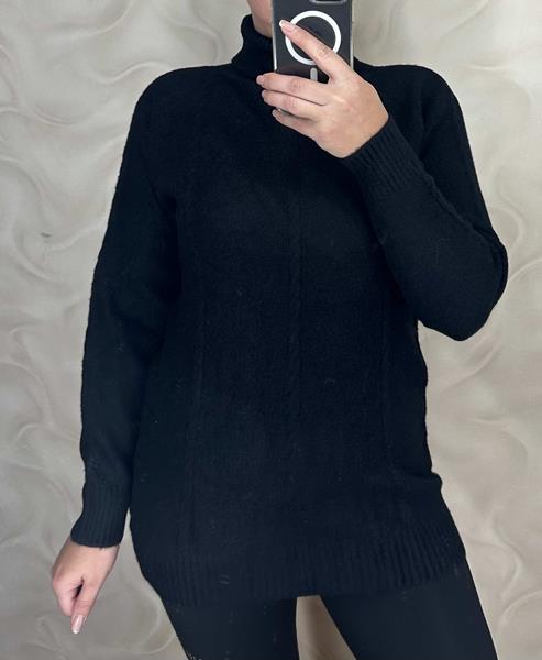 Свитер LeVisha (46-50) 25417 black (зима)