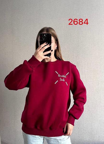 Свитер FSN (46-52) 2684 wine (зима)