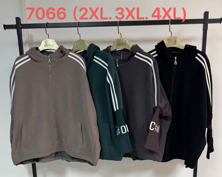 Кофта спорт Saint Wish (2XL-4XL) 7066-1 beige (деми)