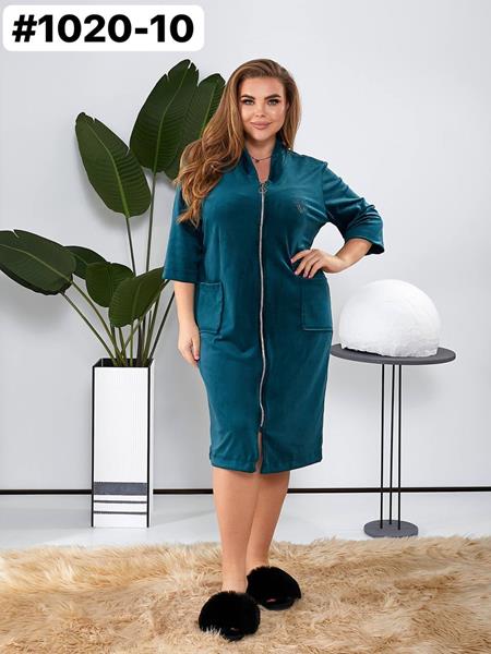 Халат Romeo life (50-64) 1020-10 green (деми)