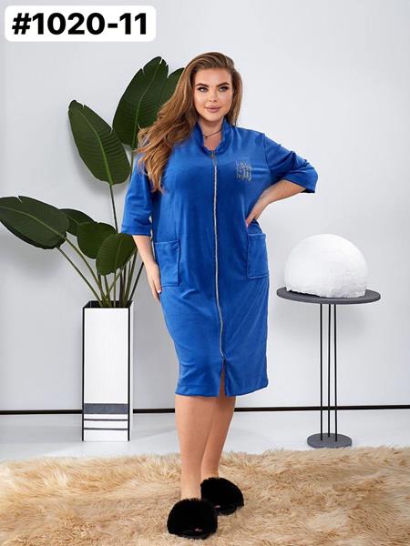 Халат Romeo life (50-64) 1020-11 blue (деми)