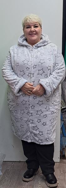 Халат Romeo life (54-58) RL815 grey (зима)