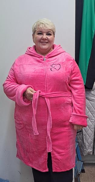 Халат Romeo life (54-58) RL816 pink (зима)