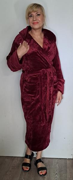 Халат Romeo life (XL-3XL) RL819 wine (зима)