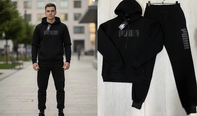 Костюм спорт Annet (M-2XL) AZ0179 black (зима)