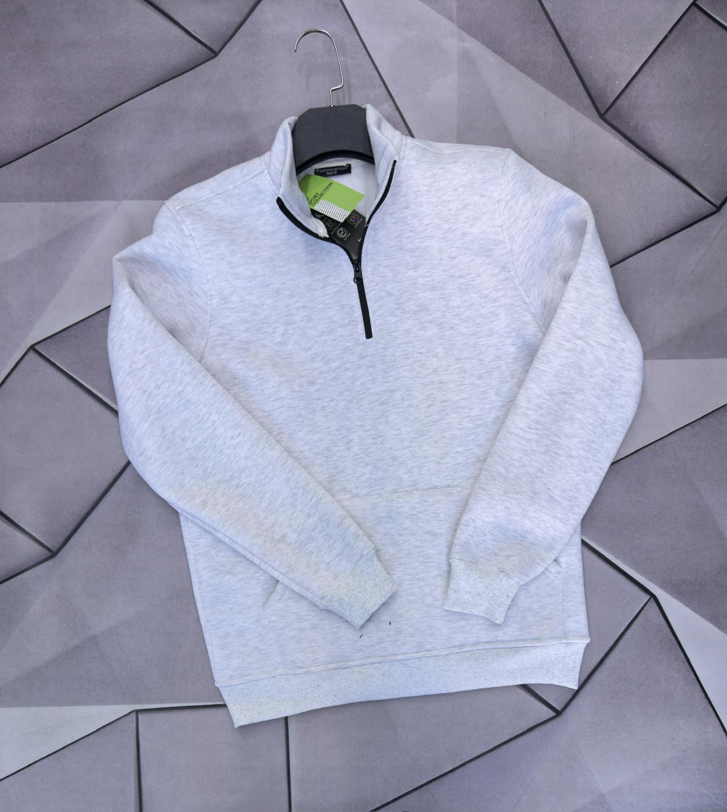 Худи Rassul (S-2XL) 66038 l.grey (зима)