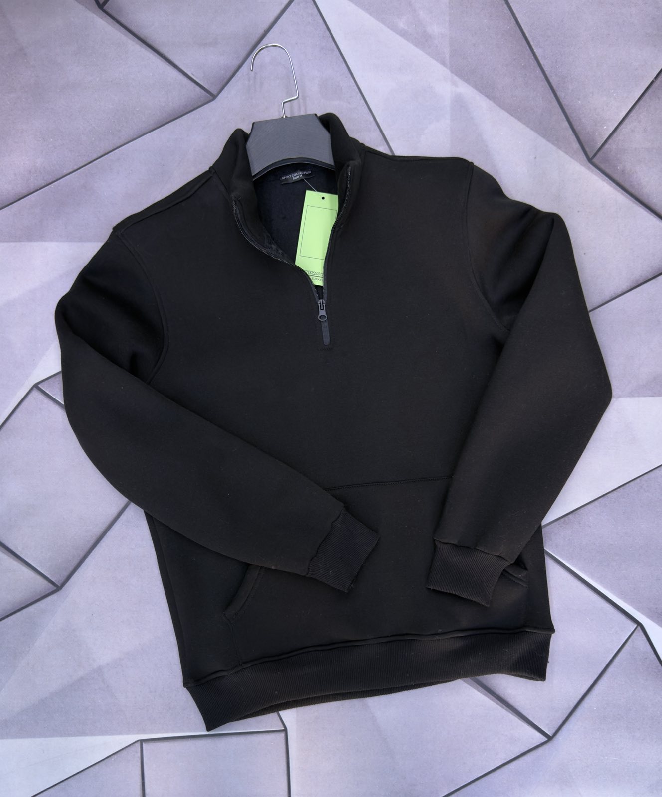 Худи Rassul (S-2XL) 66041 black (зима)