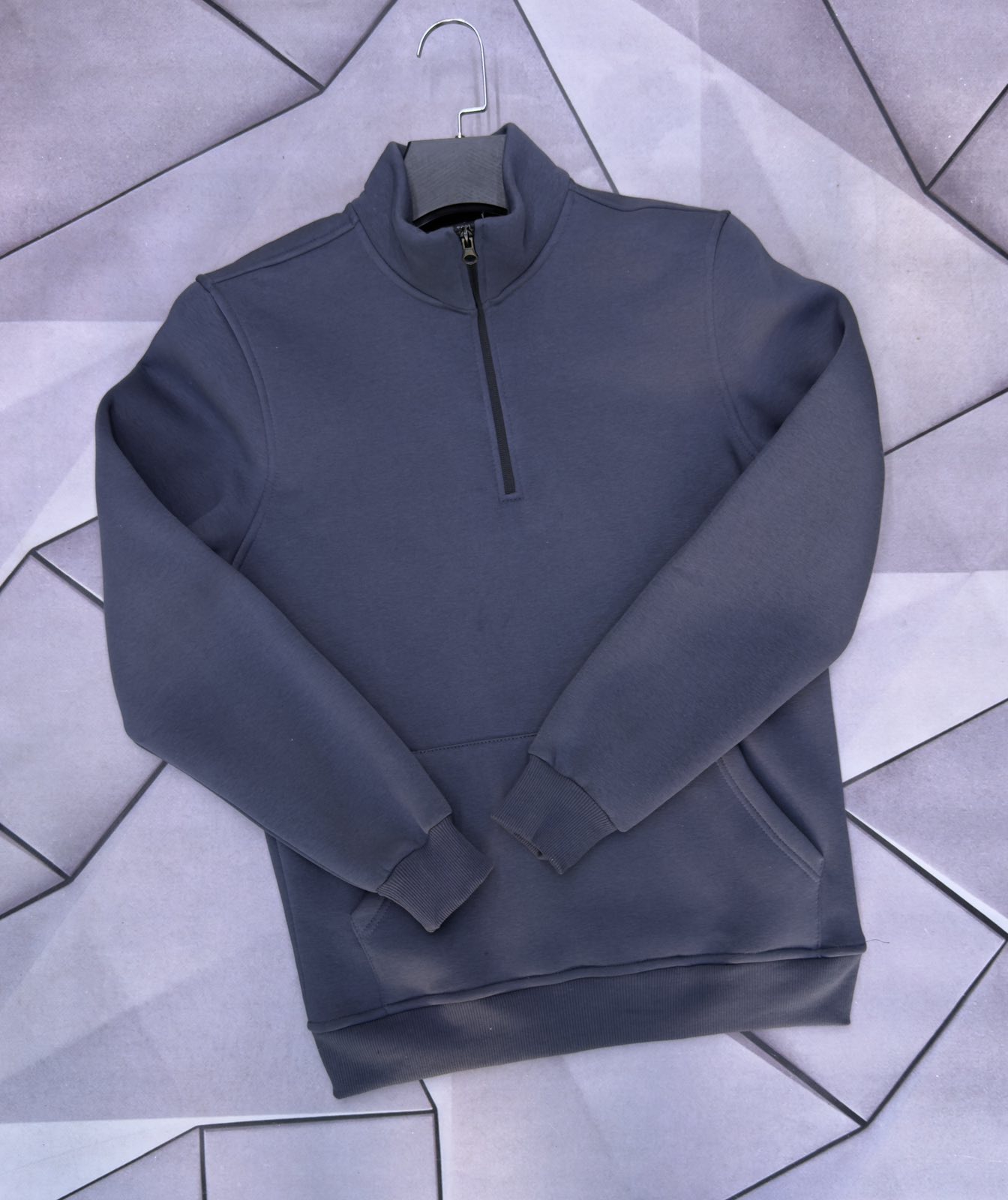 Худи Rassul (S-2XL) 66042 grey (зима)