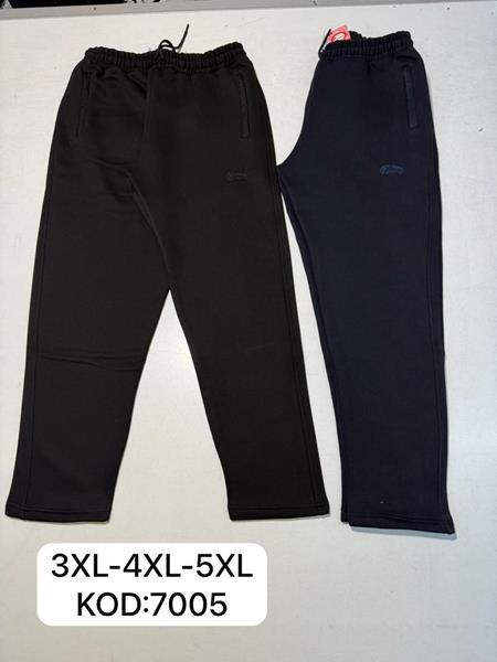 Штаны спорт Newe Esto (3XL-5XL) 7005-2 black (зима)