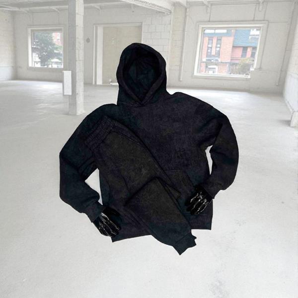 Костюм спорт Newe Esto (M-2XL) NE133 black (зима)